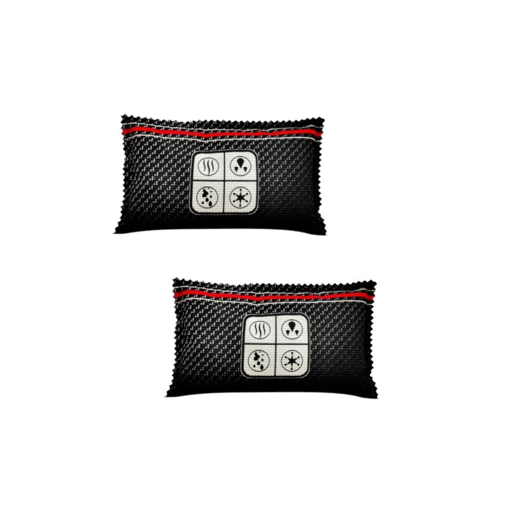 2 Pack Reusable Dehumidifier Bags with Humidity Indicator Moisture Absorber