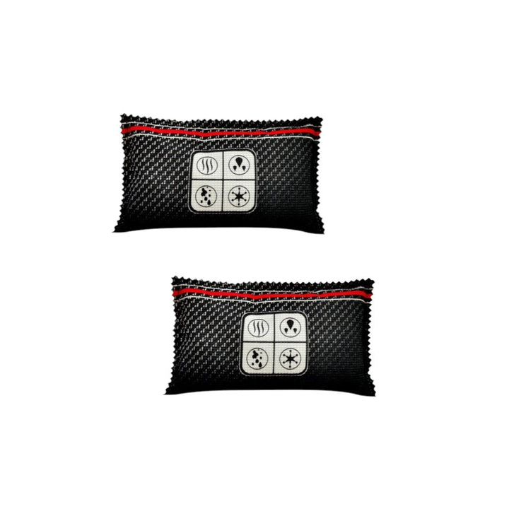 2 Pack Reusable Dehumidifier Bags with Humidity Indicator Moisture Absorber
