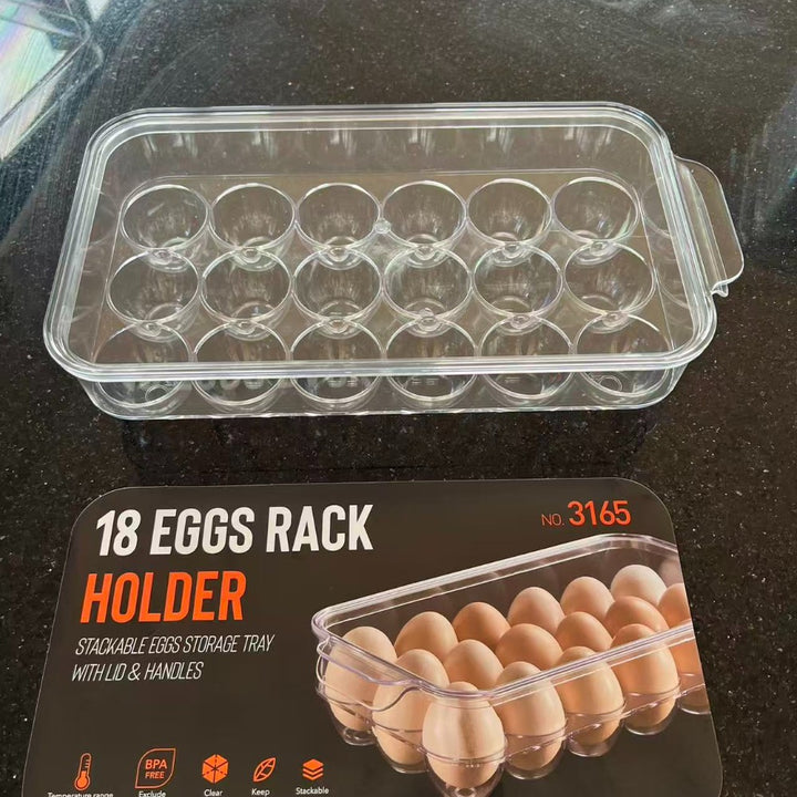 4-Pack Refrigerator Organizer Bins with Lids