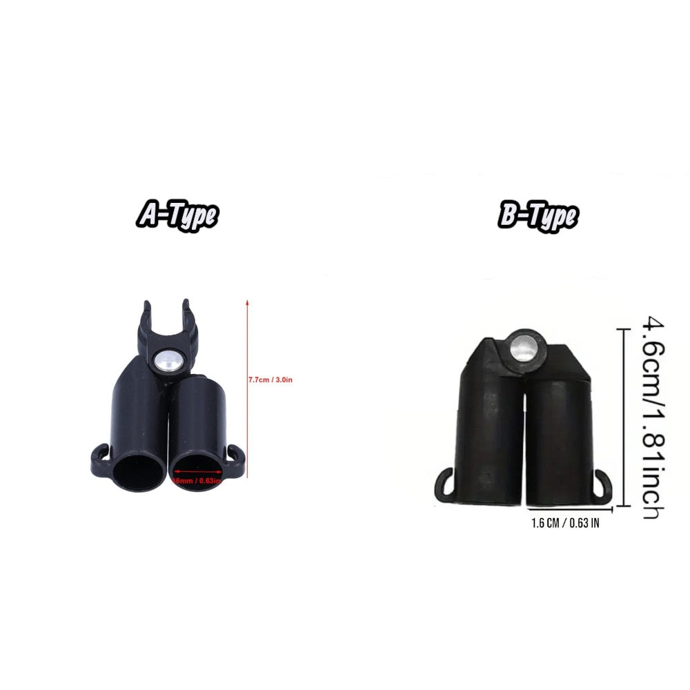15Pcs 16MM Garden Stakes Connector Clip B-Type