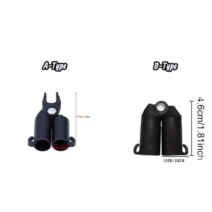 15Pcs 16MM Garden Stakes Connector Clip B-Type