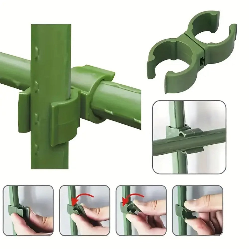 50pcs 16mm 360¡ãAdjustable Garden Stakes Connectors
