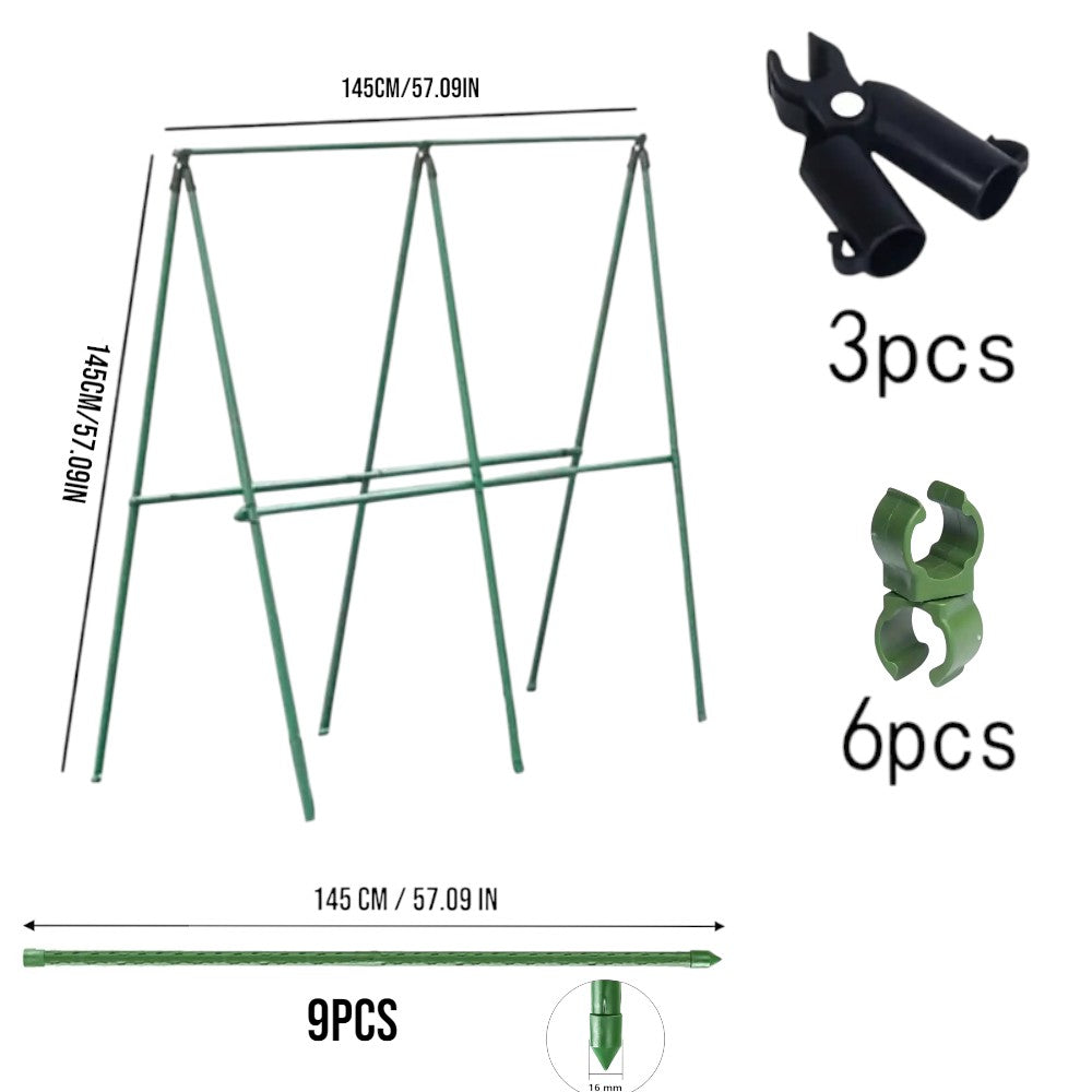 A Frame 16mm Garden Climbing Support Trellis Set