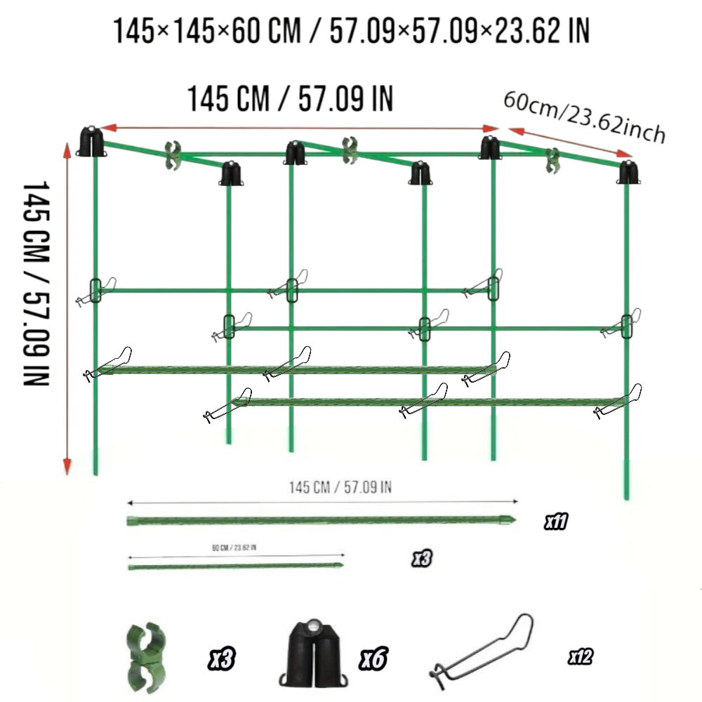 Garden Plant Climbing Trellis Support Frame