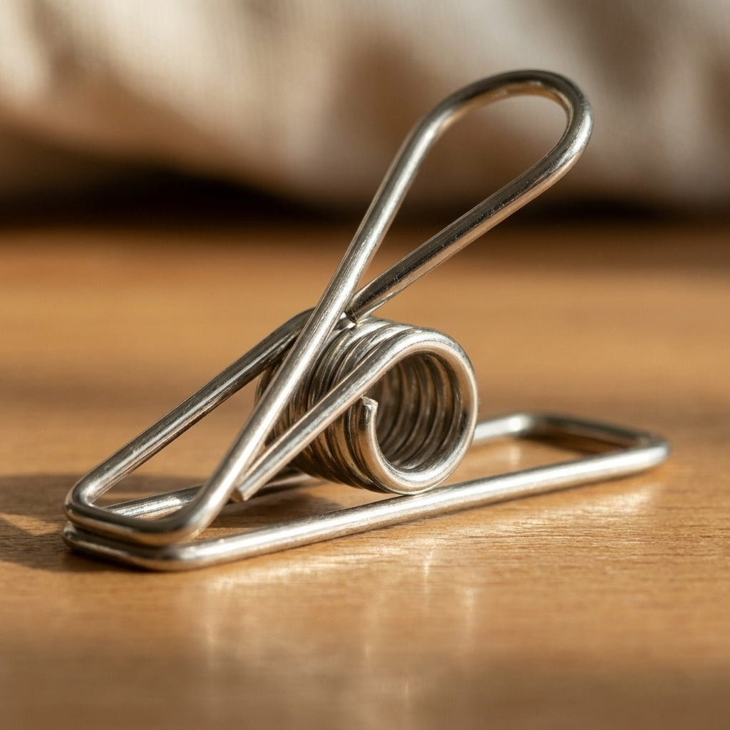 100 Pack Stainless Steel Wire Clips