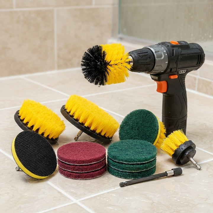 12 Piece Power Drill Cleaning Set
