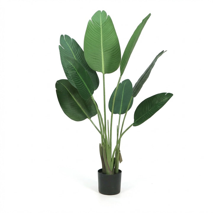 120cm Artificial Ravenala Tropical Palm Tree - Realistic Indoor Faux Plant