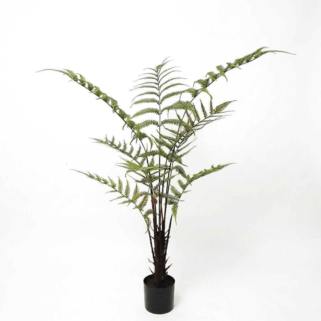 130cm Artificial Tropical Fern Tree - Lifelike Faux Pteridophytes Palm