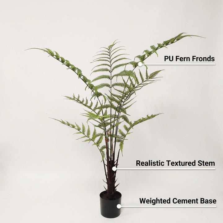 100cm Artificial Tropical Fern Palm Tree for Indoor Home and Office Decor