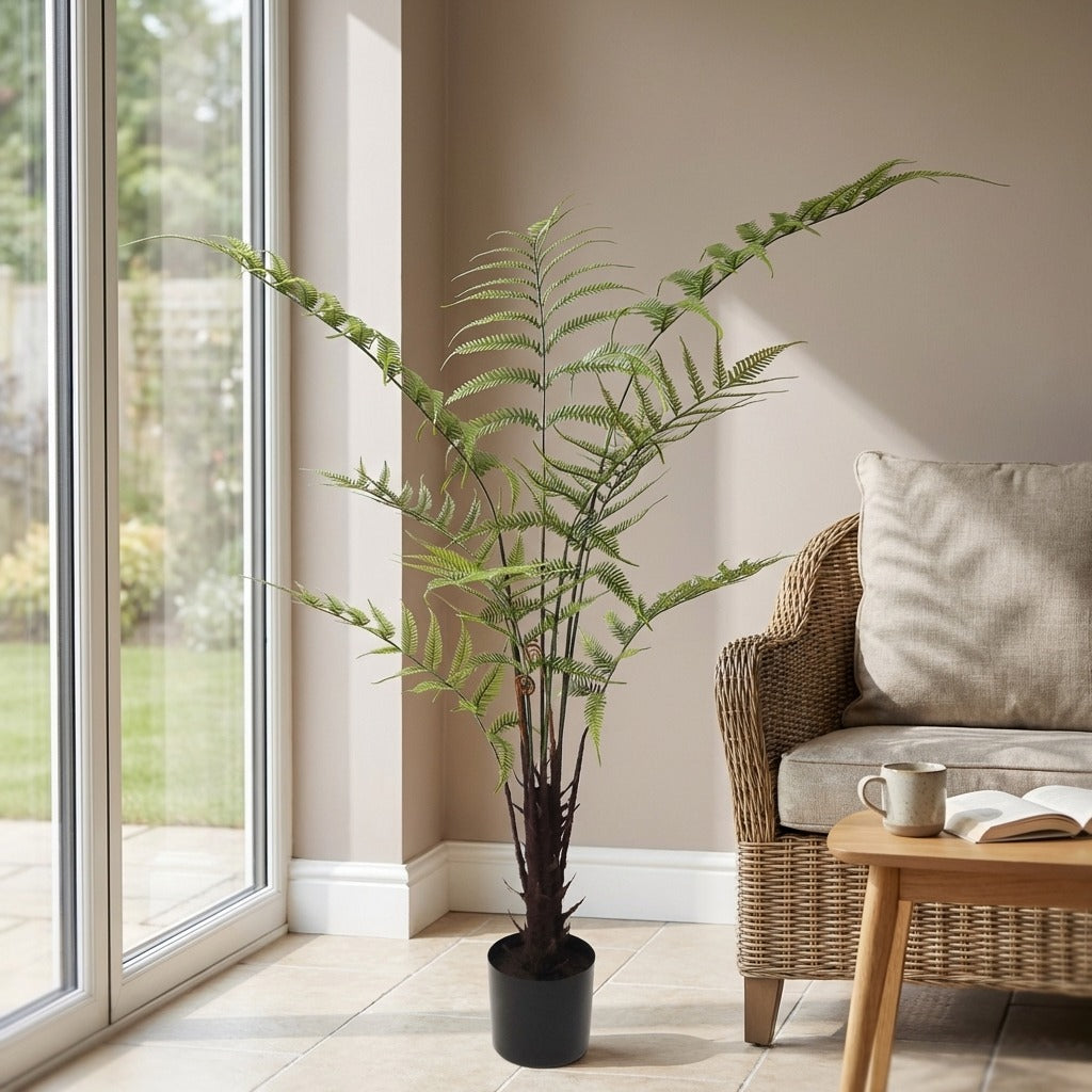 100cm Artificial Tropical Fern Palm Tree for Indoor Home and Office Decor