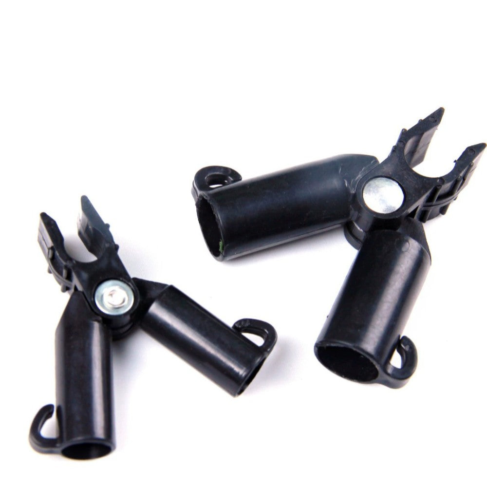15Pcs 16mm Garden Stake Connector Clips A-Type for Plant Support Trellis