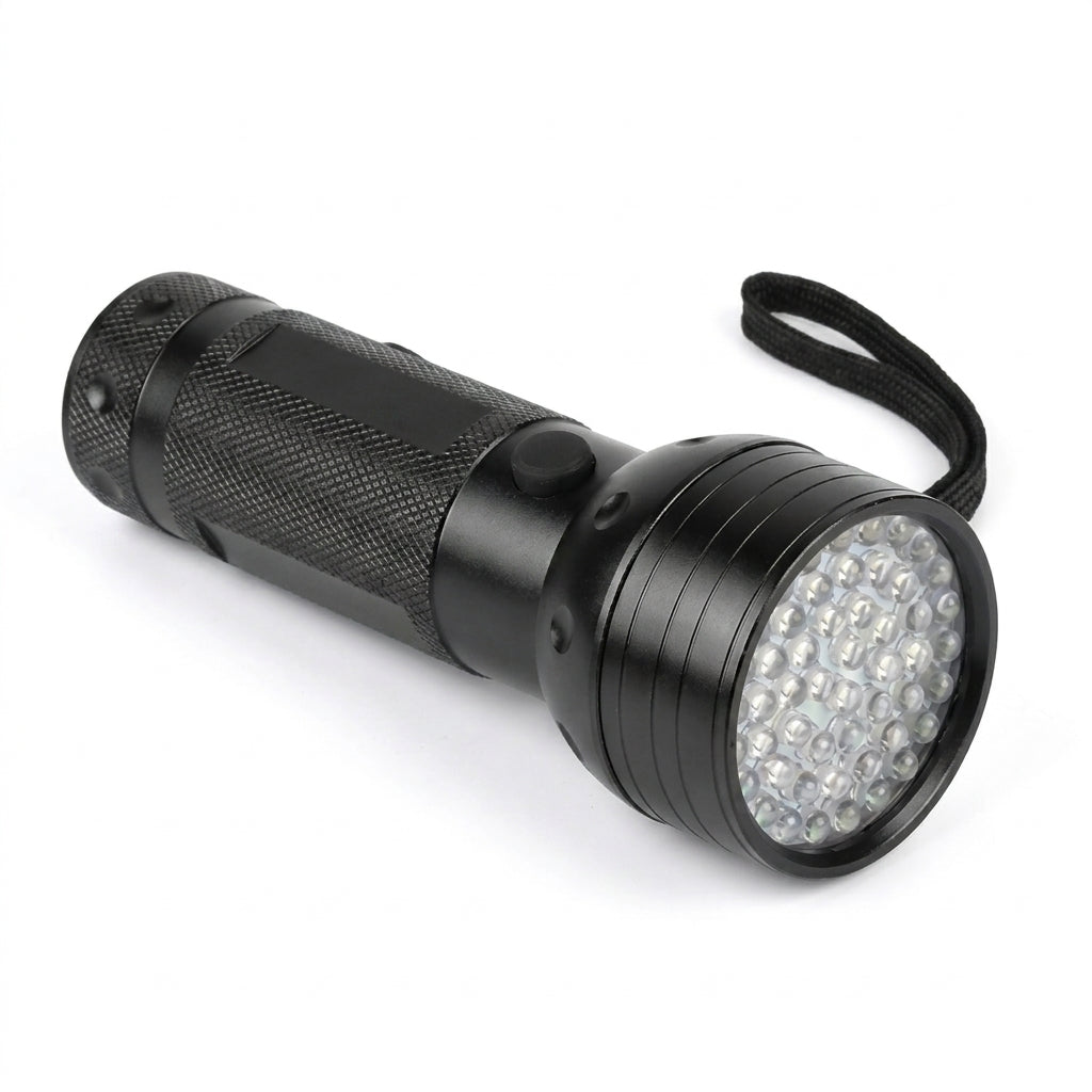 High-Intensity 51 LED UV Black Light Flashlight for Pet Urine & Stain Detection
