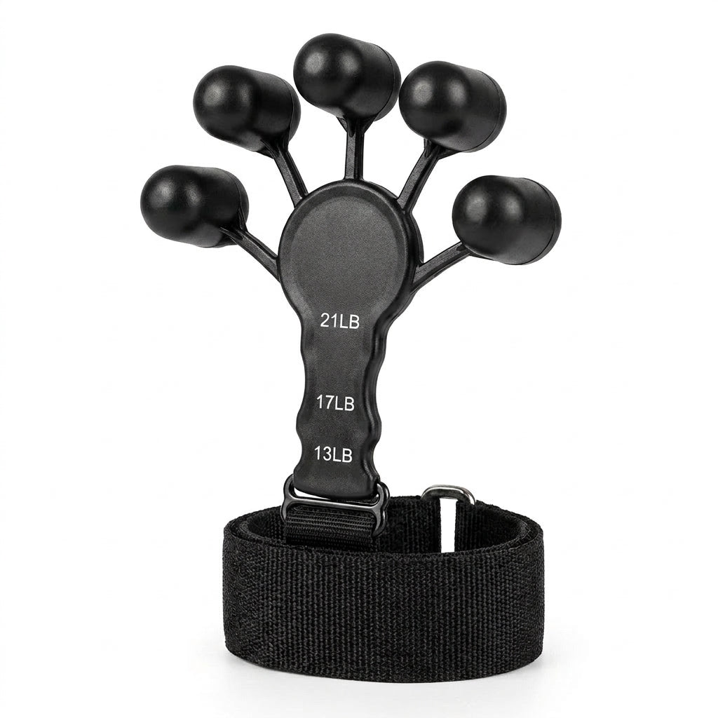 3 Resistance Level Finger Exerciser and Hand Grip Strengthener for Training