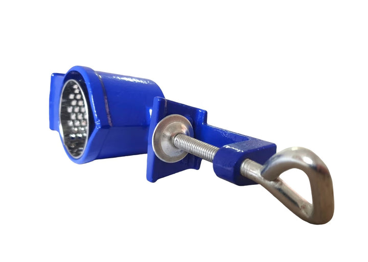Manual Cast Iron Coffee and Nut Grinder - Hand Crank Spice Mill, Blue