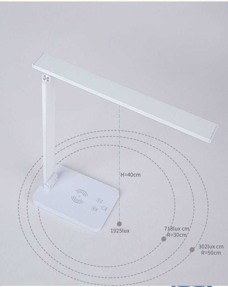 Multifunctional USB LED Desk Lamp with Wireless Charger