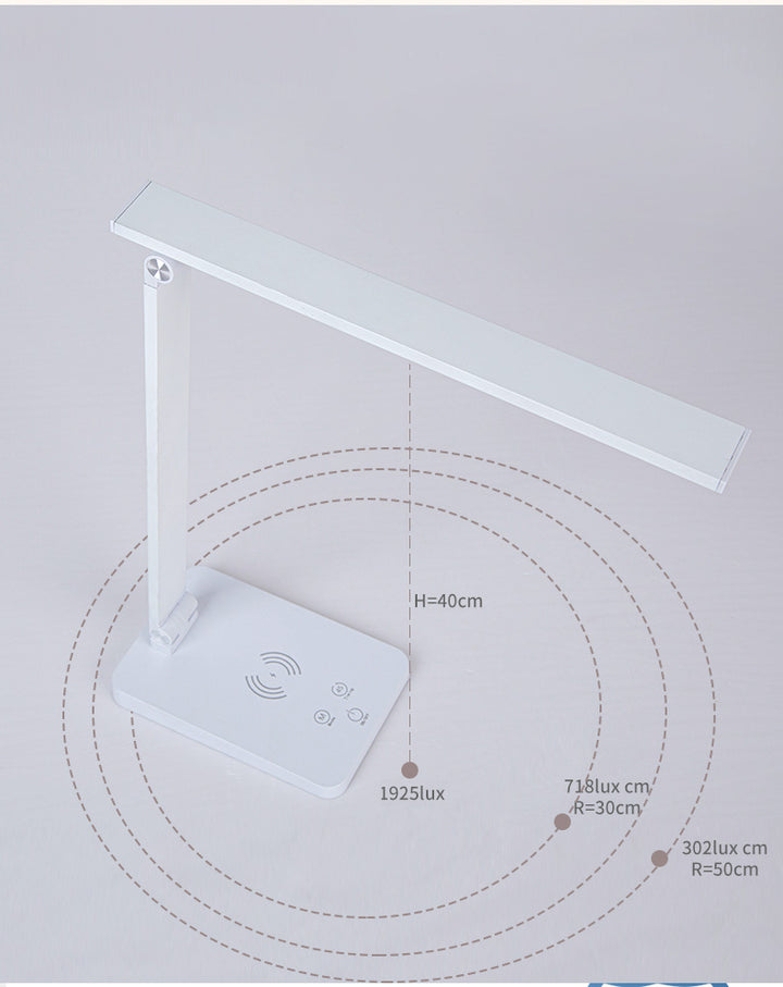 Multifunctional USB LED Desk Lamp with Wireless Charger