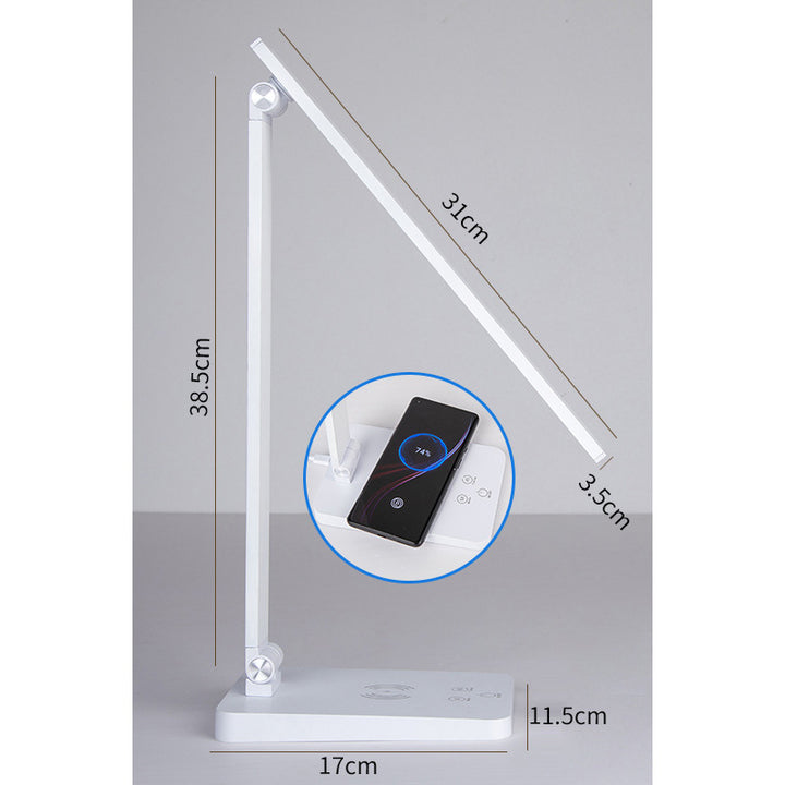 Multifunctional USB LED Desk Lamp with Wireless Charger