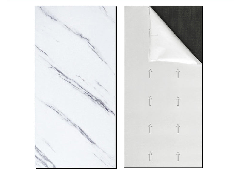 5Pcs 60cmX30cm Vinyl Self-adhesive Marble Wall Sticker