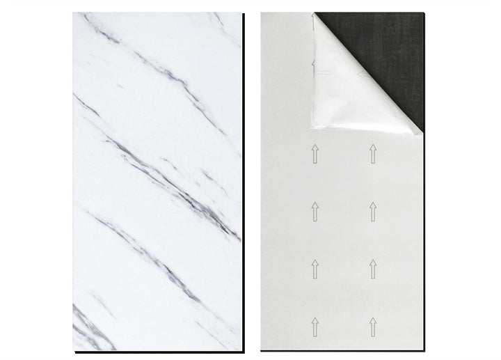 5Pcs 60cmX30cm Vinyl Self-adhesive Marble Wall Sticker