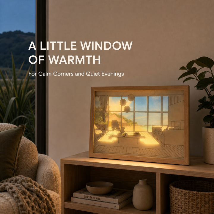 LED Light Painting Decoration - Dimmable 3-Tone Desktop & Wall Art