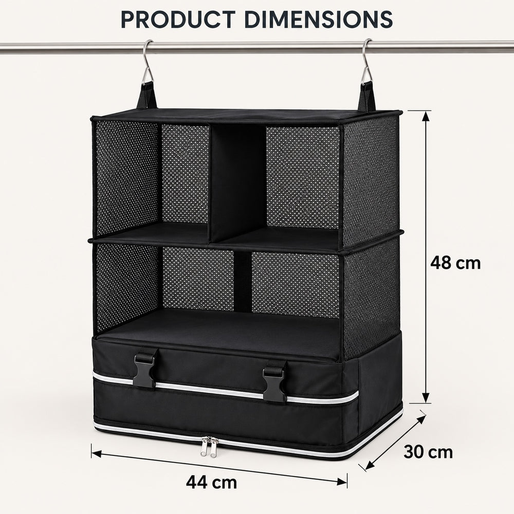 Hanging Closet Organiser XL – Space-Saving Fabric Storage