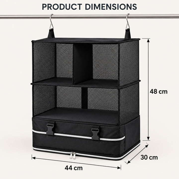 Hanging Closet Organiser XL – Space-Saving Fabric Storage