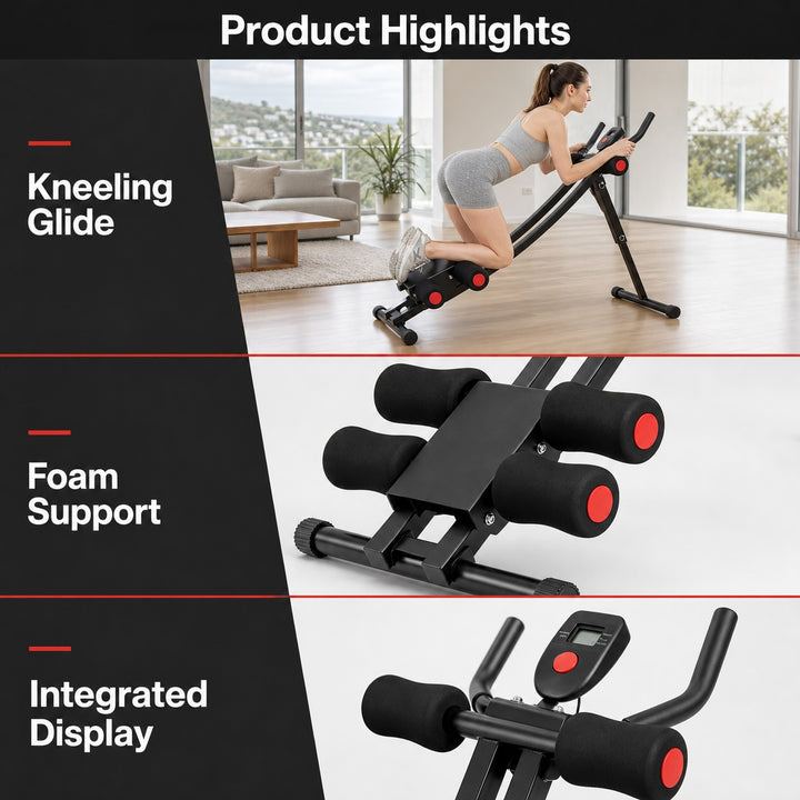 Foldable Abdominal Workout Machine for Home Exercise