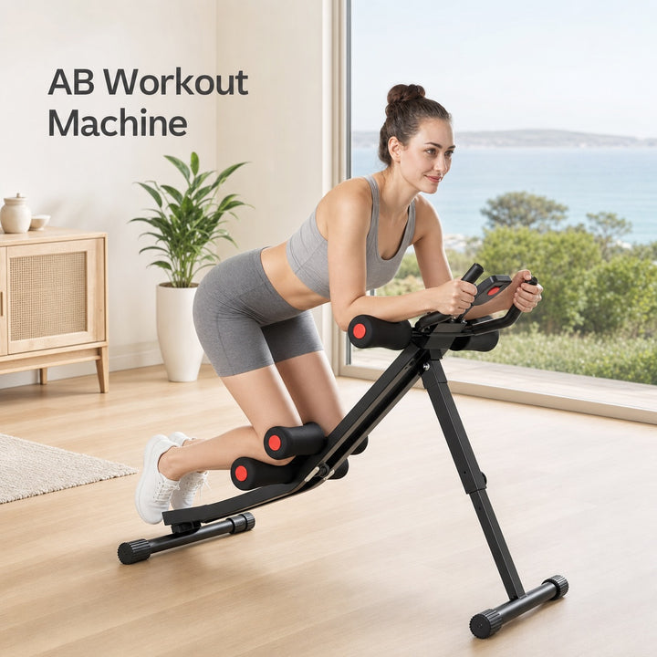 Foldable Abdominal Workout Machine for Home Exercise