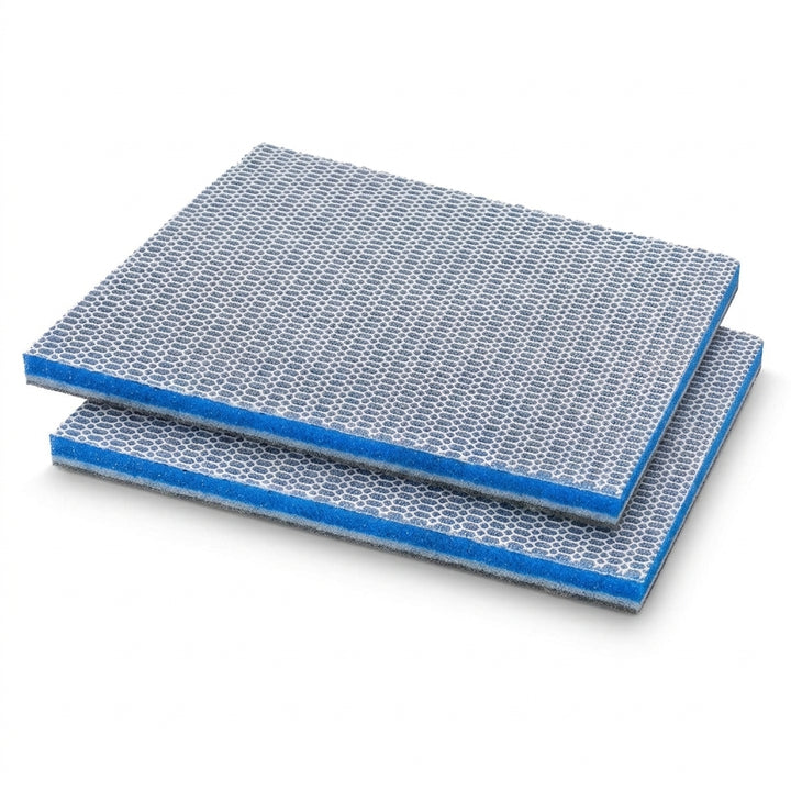 2-Pack 8-Layer Aquarium Filter Sponge 40x30cm