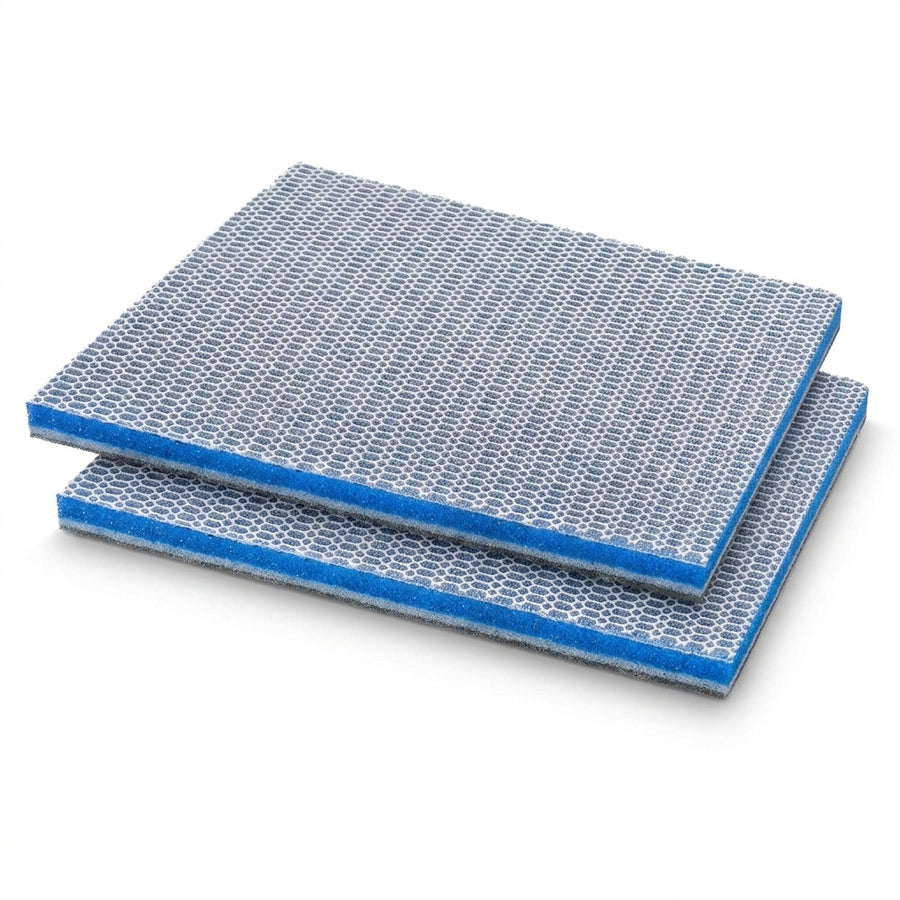 2-Pack 8-Layer Aquarium Filter Sponge 40x30cm