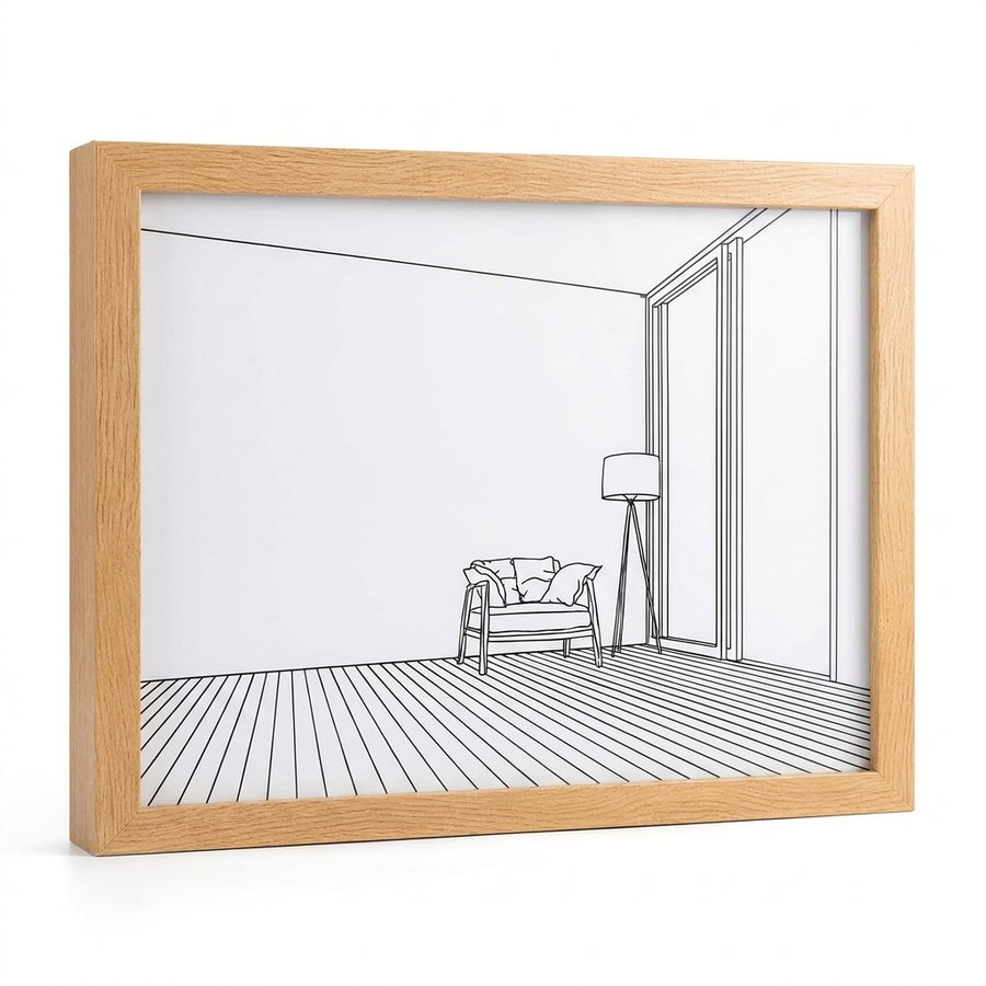 Lighting Painting Decoration LED Art Frame with 3 Color Modes - 32cm