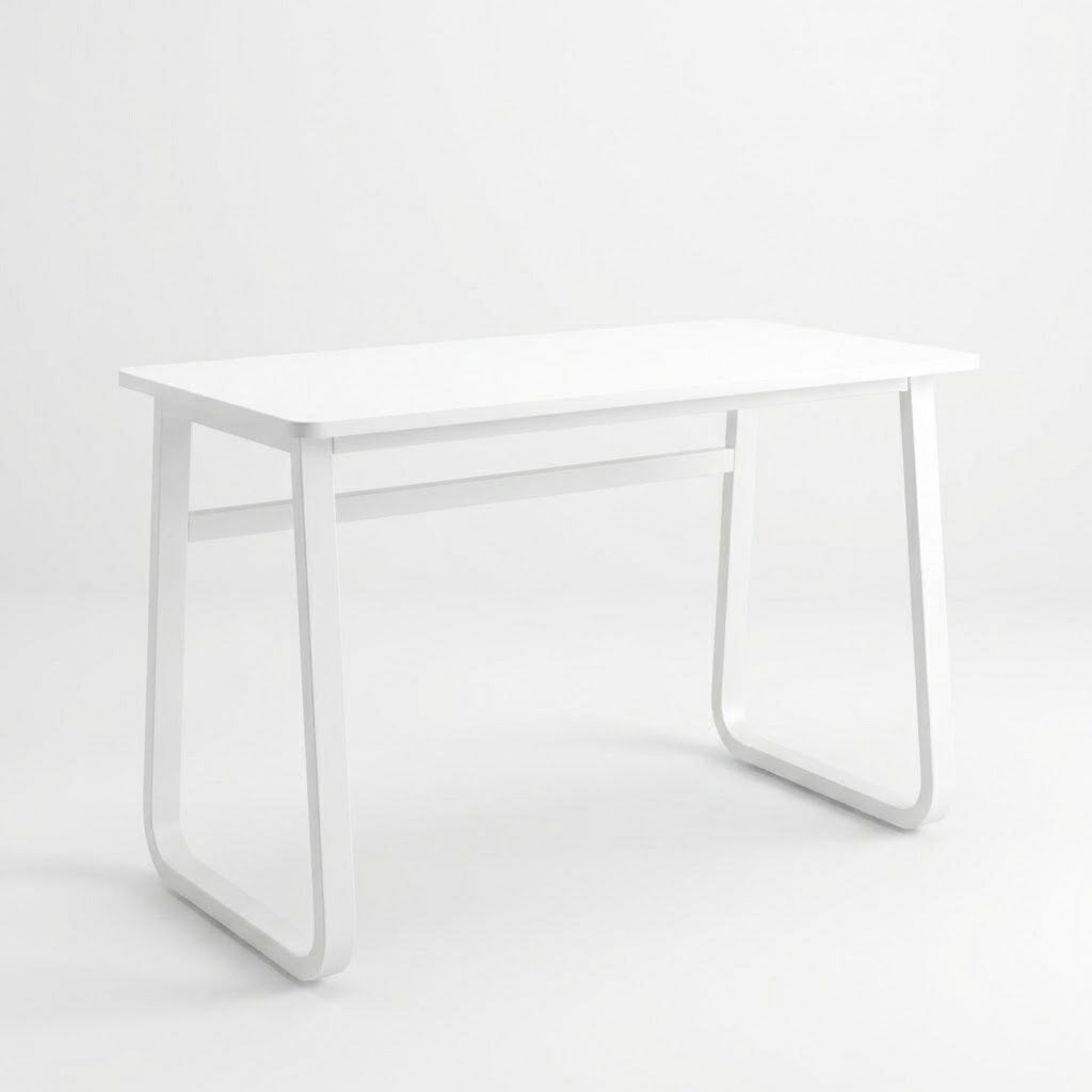 Office Desk 120x50cm Sturdy Writing Table - White