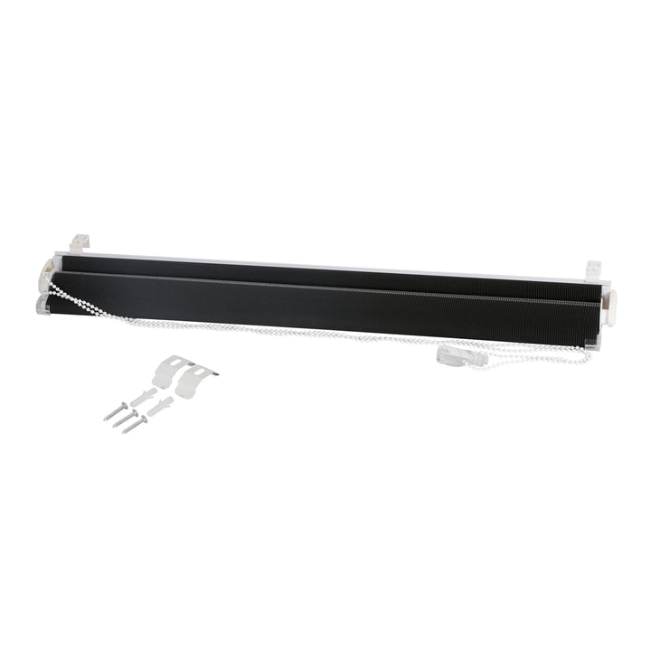 Zebra Roller Shades Blind Curtain Black 80x150cm