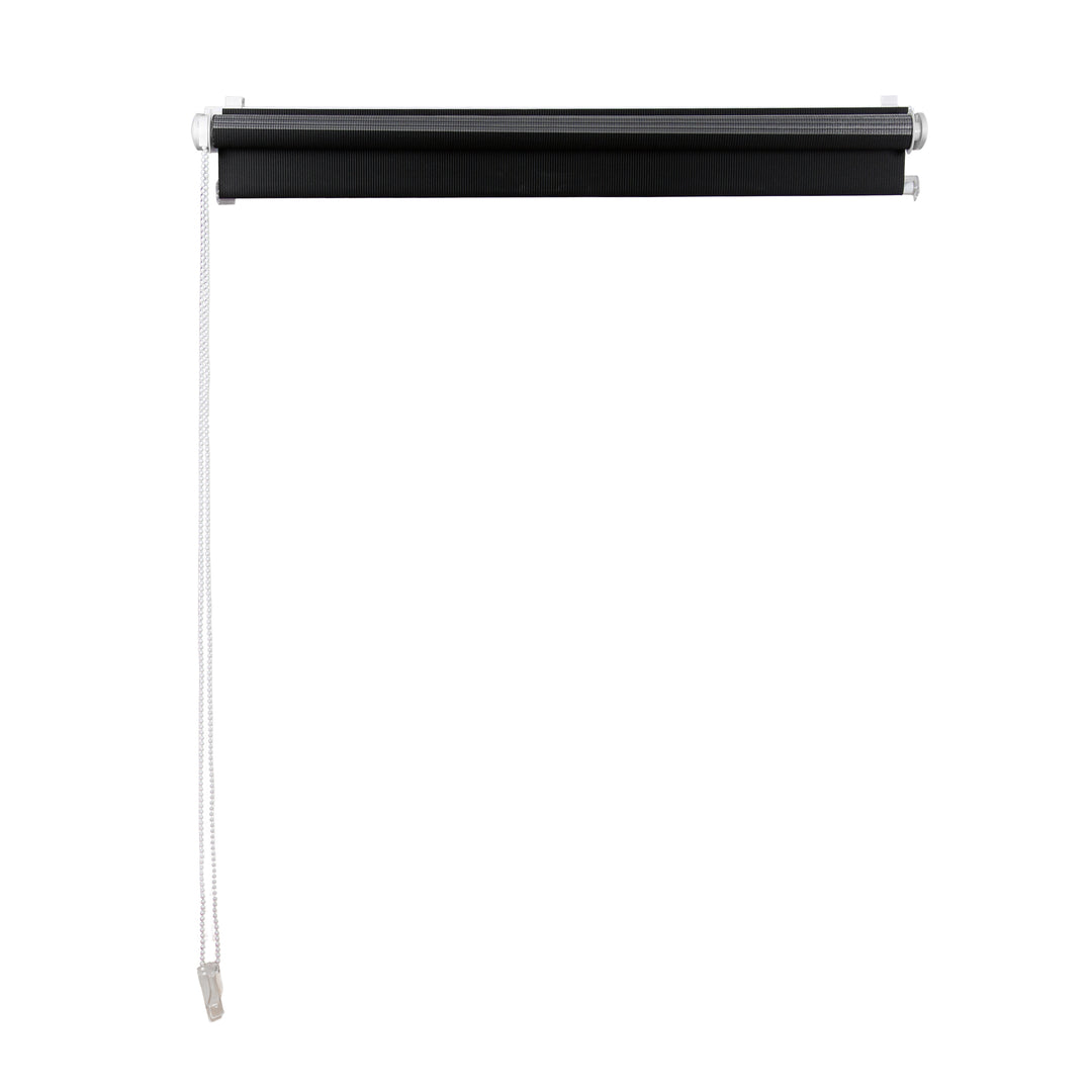 Zebra Roller Shades Blind Curtain Black 80x150cm