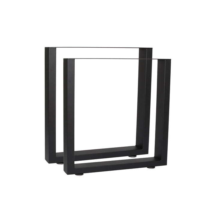 Set of 2 Steel Square Shape Table Desk Bench Legs 72cm