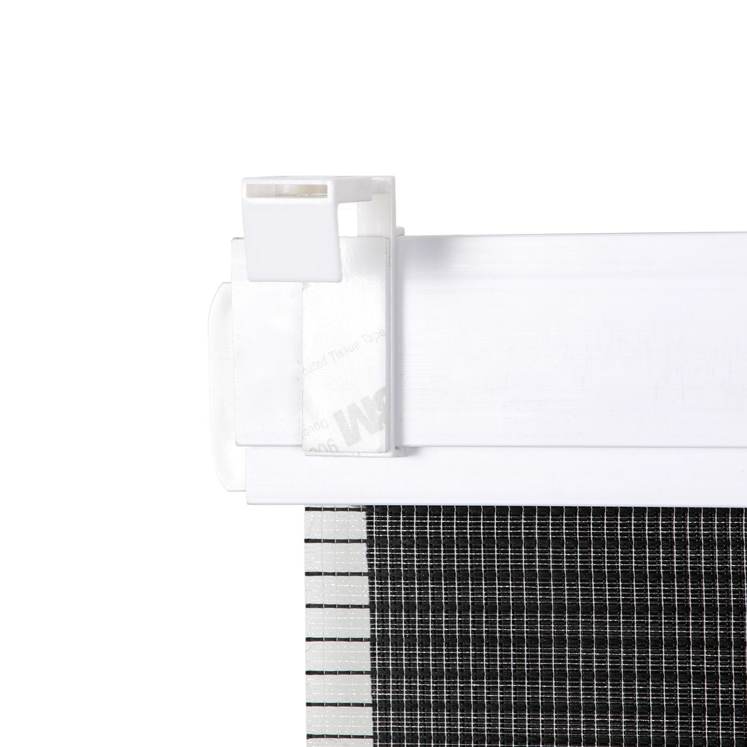 Zebra Roller Shades Blind Curtain Black 80x150cm