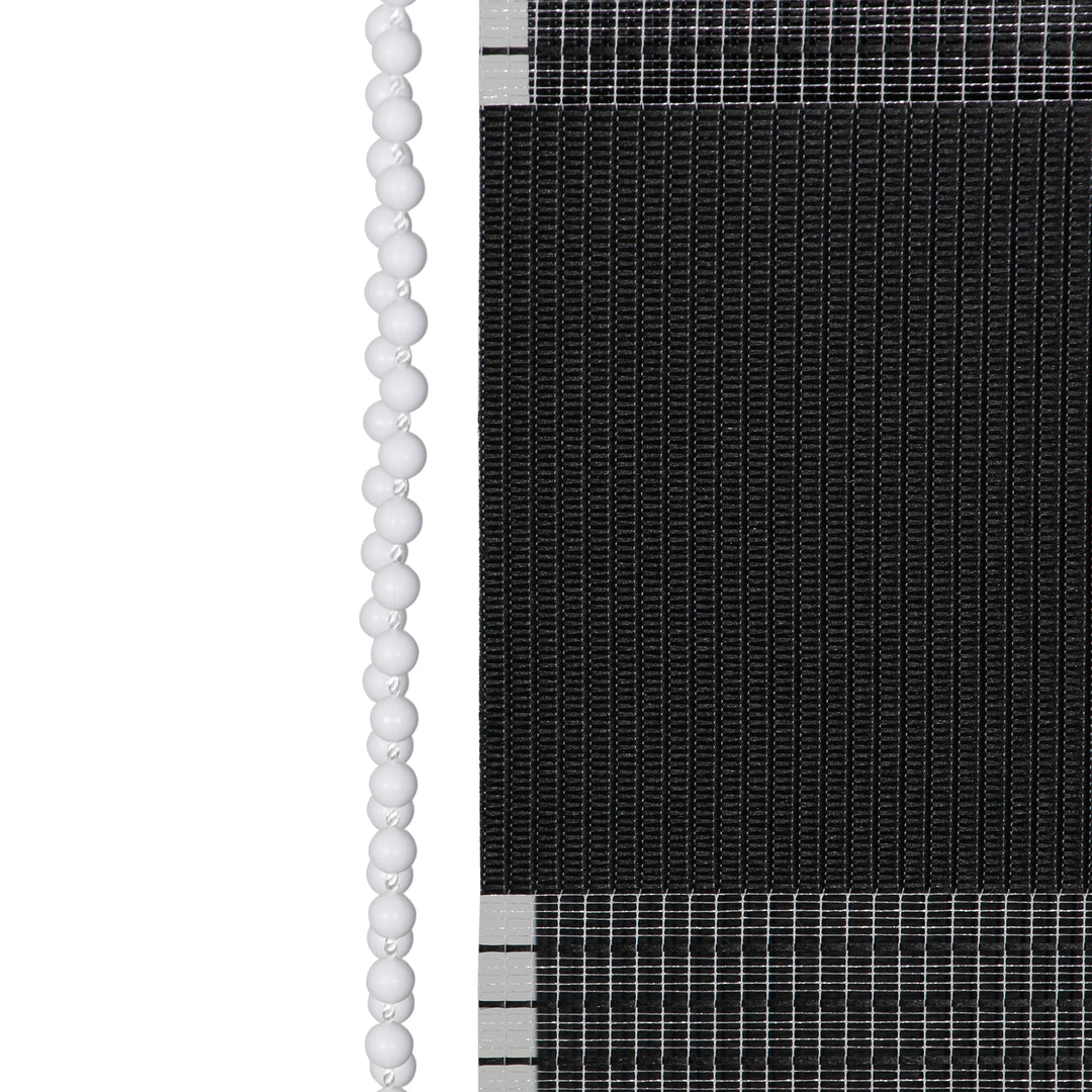 Zebra Roller Shades Blind Curtain Black 80x150cm