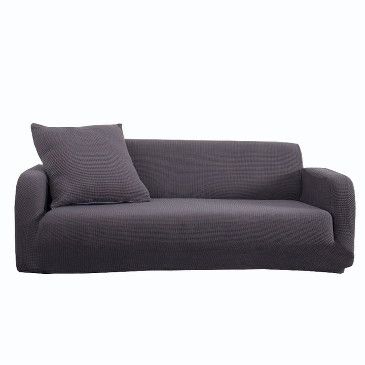 High Stretch Sofa Couch Slipcover Two Seat-Gray
