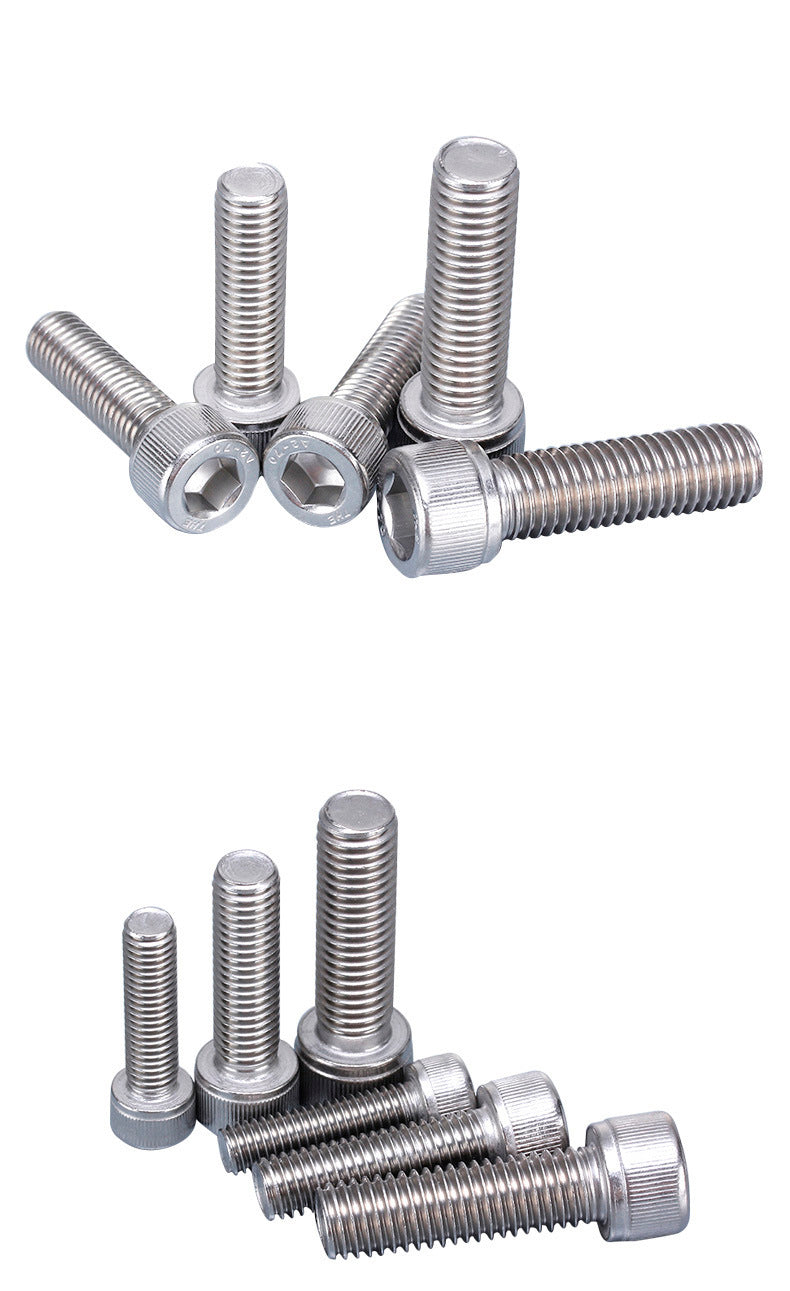 1080PCS Stainless Steel Screws and Nuts Hex Socket Head Cap