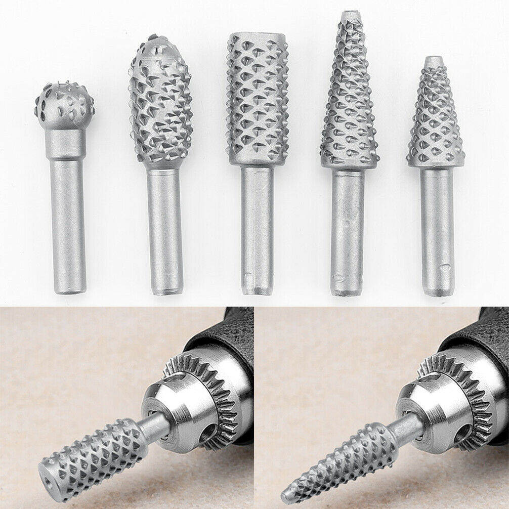 5pcs Woodworking Rotary Burr Set