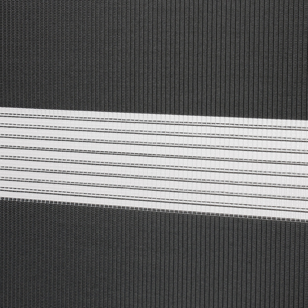 Zebra Roller Shades Blind Curtain Black 80x150cm