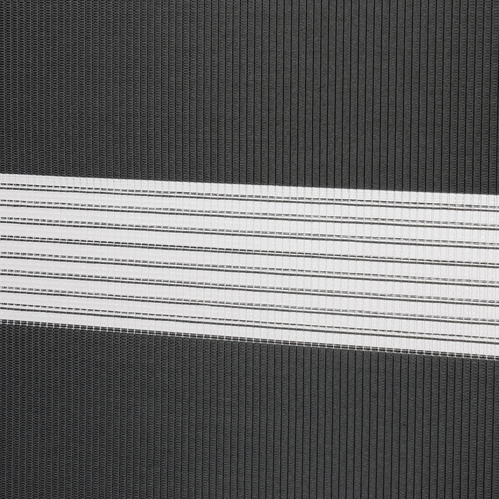 Zebra Roller Shades Blind Curtain Black 80x150cm
