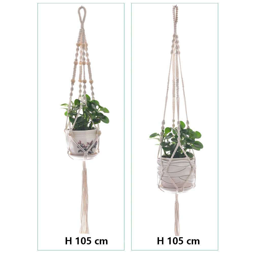 4 Pack Simple Design Indoor Planter Hanging Rope-Type C