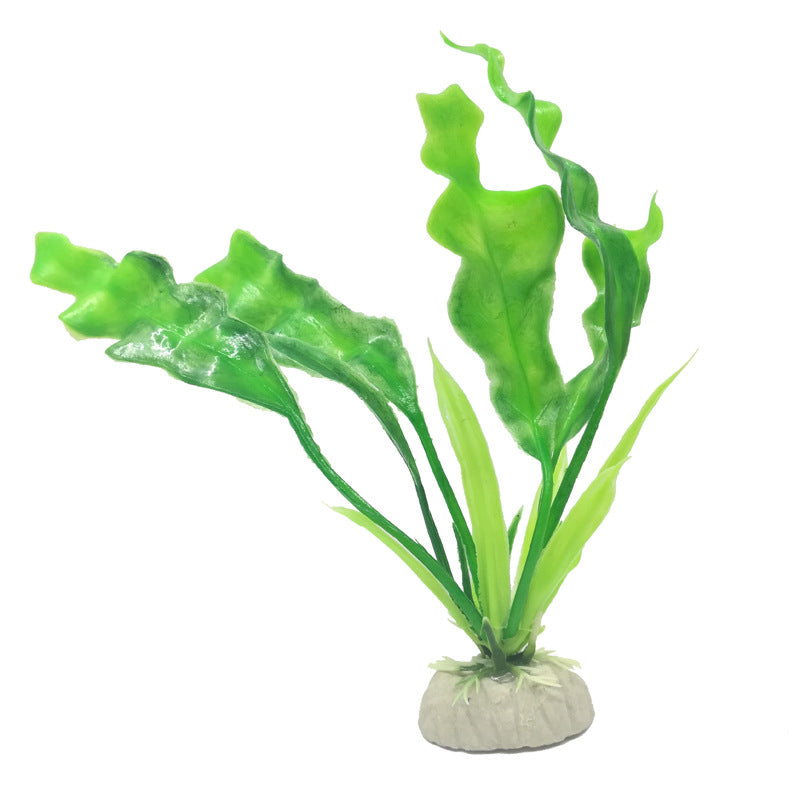 10pcs Aquarium Simulation Plastic Seaweed Decor Set