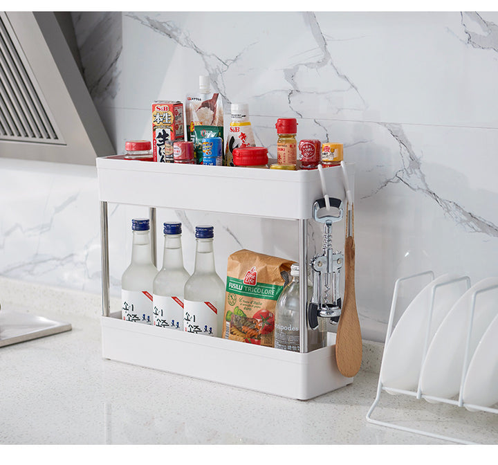 4 Tiers Gap Storage Organizer Rack Shelf with Wheels