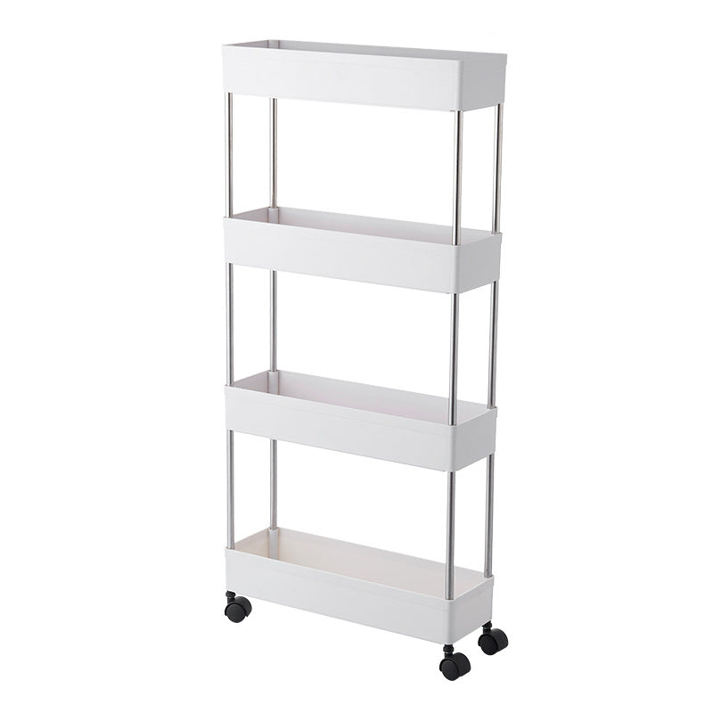 4 Tiers Gap Storage Organizer Rack Shelf with Wheels