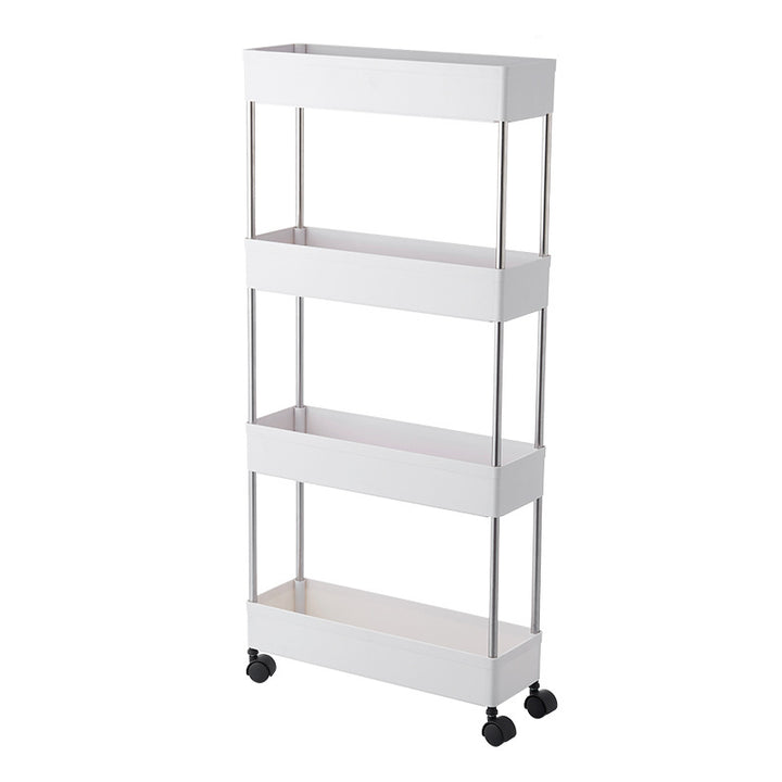 4 Tiers Gap Storage Organizer Rack Shelf with Wheels