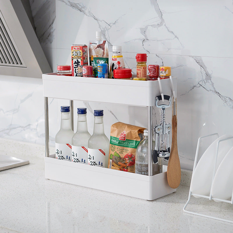 4 Tiers Gap Storage Organizer Rack Shelf with Wheels