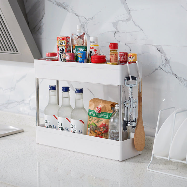4 Tiers Gap Storage Organizer Rack Shelf with Wheels