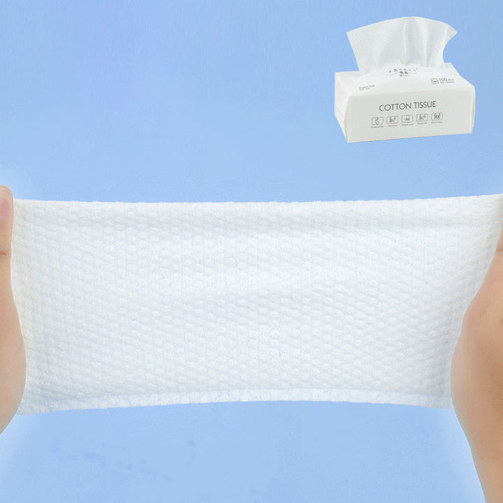 320 Count Cotton Facial Tissue Makeup Remover Wipes